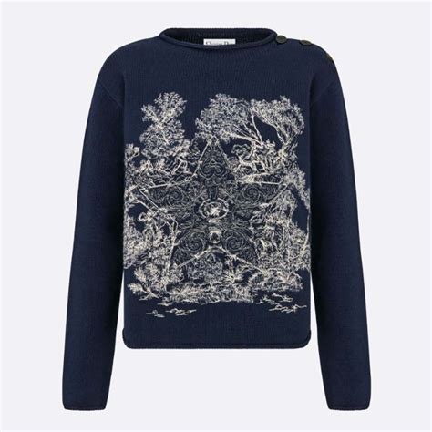 dior embroidered sweater|dior sweater women.